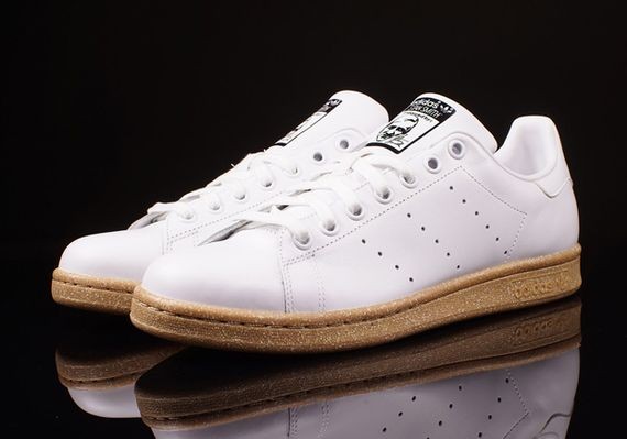 stan smith orange gum sole